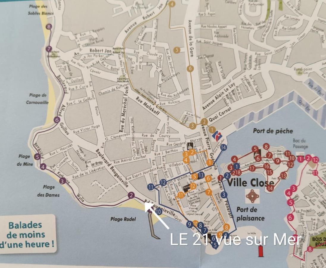 Le 21 Vue Sur Mer コンカルノー エクステリア 写真